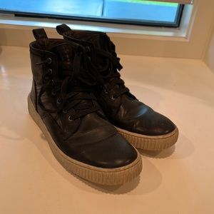 John Varvatos full grain leather high tops (men) size 10